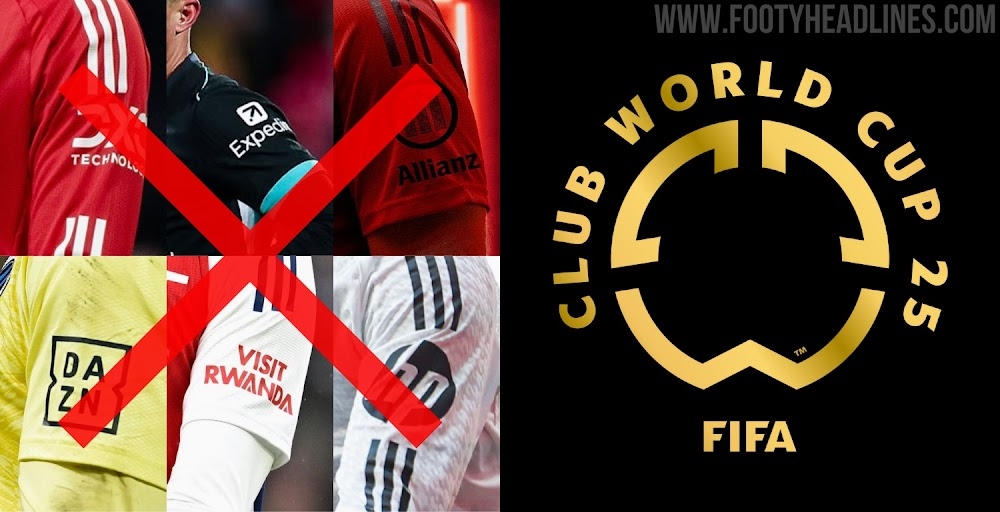  FIFA不允許世俱杯球隊有袖標贊助，需貼上世俱杯徽標