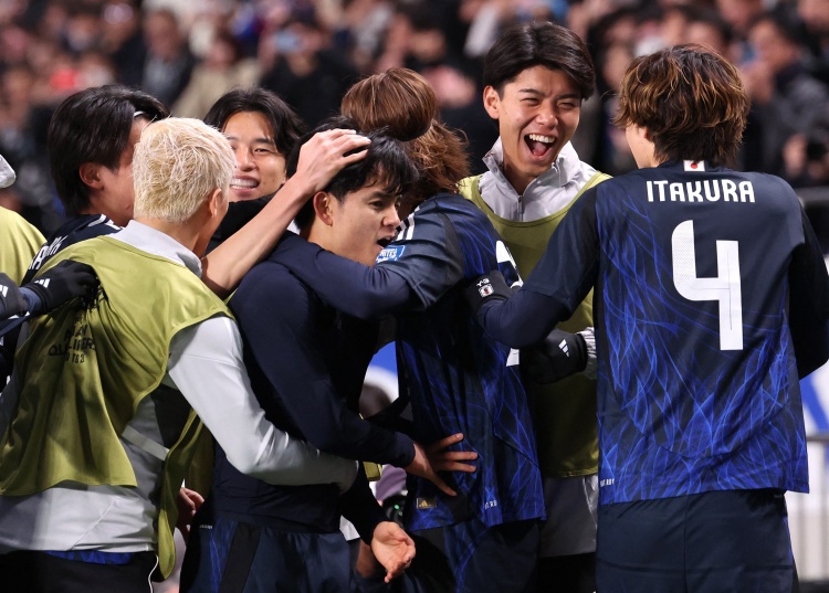  日本隊(duì)22名旅歐球員中15人來自五大聯(lián)賽，是22年3月出線時(shí)的兩倍